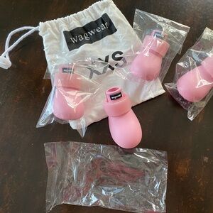 wagwear Wagwellies Pink XXS Dog Boot - Soft Protective Paw Boot